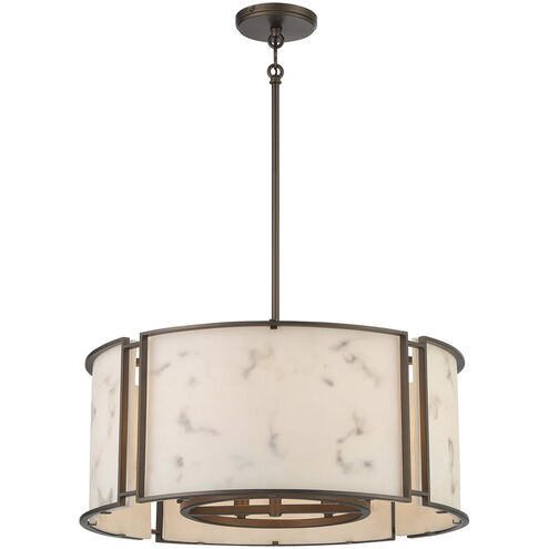 Buchanan 6 Light Hellenic Bronze Pendant Ceiling Light